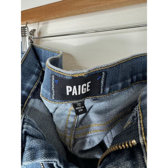 Paige Federal Men's Jeans Size 32 - Blue Jeans - Picture 6 of 8